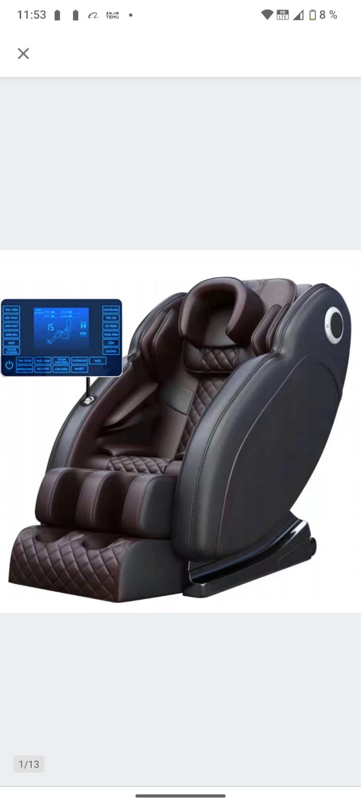 Masážní křeslo – SHIATZU